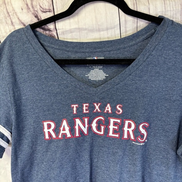 Genuine Merchandise Texas rangers Blue Tee - Picture 2 of 6